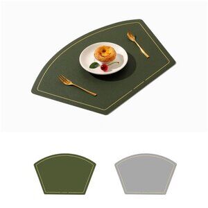 Faux Leather Placemat Table Mats Place Mat Dining Kitchen Tables Decor 2 Side Co